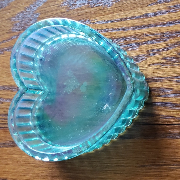 Fenton Art Glass Jewelry Dish - Light Blue - Picture 1 of 3